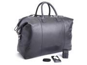Expandable Duffel Travel Bag Set in Black