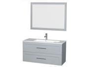 48 in. Single Bathroom Vanity with Drawer in Dove Gray