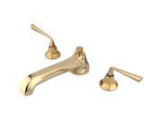 Classic Roman Tub Filler in Polished Brass Finish