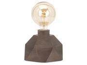 Velocity Wood Table Lamp with Edison Bulb