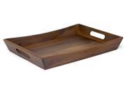 Lipper 1165 Acacia Curved Serving Tray