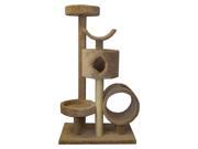5 Tier Cat Condo Tree w Tunnels and Perches Country Blue