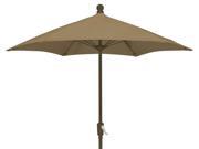 7.5 ft. Wind Resistant Patio Umbrella Natural