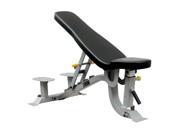 Wheeled Adjustable Weight Bench in Black