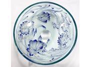 Vessel Sink in Translucent and Blue