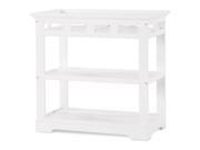 Dressing Table in Matte White Finish