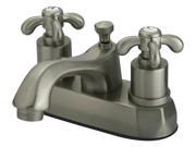 4 in. Centerset Lavatory Faucet in Satin Nickel Finish