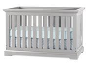 4 in 1 Convertible Crib in Cool Gray Finish
