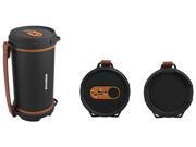 Hi Fi Bluetooth Rugged Tube Speaker in Brown