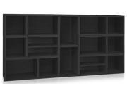 Rome Storage Blox Eco friendly Modular Shelving in Black