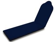 74 in. Chaise Cushion in Navy