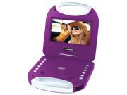 7 in. Portable DVD Player in Purple