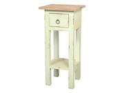 Sunset Trading Cottage Narrow Side Table in Pastel Green
