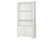 3 Shelf Bookcase in Pure White Finish