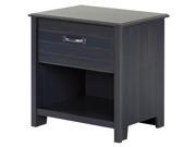1 Drawer Nightstand in Blueberry Finish