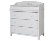 35.5 in. Changing Table in White