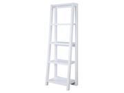 5 Tier Bookcase in White