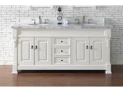 72 in. Double Vanity in Cottage White Finish