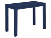 Desk with Drawer in Navy Finish