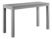 XL Desk with 2 Drawers in Gray Finish