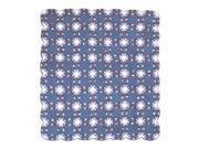 Blue Double Wedding Ring Quilt