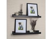 Ledge Shelves with Two Photo Frames Set of 2