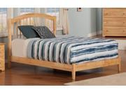 Queen Windsor with Open Footrail Natural Maple by Atlantic Furniture