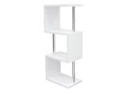 58 in. Shelving Unit in White Finish