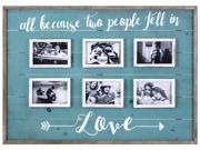 Love Collage Wall Frame in Blue