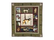 Call of The Wild Cotton Throw Quilt