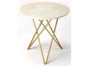 Butler Quantum White Marble Bunching Table