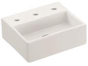 Wall Mounted Bathroom Vessel Sink in White