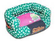 Touchdog Lazy Bones Rabbit Spotted Premium Easy Wash Couch Dog Bed