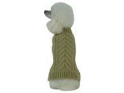 Swivel Swirl Heavy Cable Knitted Fashion Designer Dog Sweater