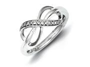 Sterling Silver Diamond Fashion Ring Promise Ring
