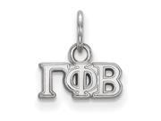 Sterling Silver Gamma Phi Beta Extra Small Pendant