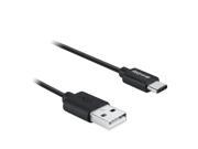 Axxbiz CableBiz C001B USB 2.0 Type C Cable C Male to A Male 1M 56K Resistor for USB default power Black