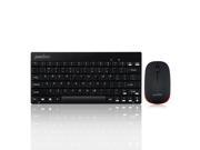 Perixx PERIDUO 712 Wireless Mini Keyboard and Mouse Combo Nano Receiver Black