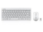Perixx PERIDUO 707W PLUS Wireless Mini Keyboard and Mouse Combo Piano White 12.60 x5.55 x0.98 Dimension Brand Batteries Included 128 Bit AES Encryptio