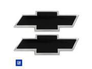 All Sales Chevy Bowtie Grille Tailgate Emblem Chrome Black Powdercoat 96127KC