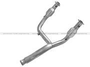 aFe Power 48 44004 Twisted Steel; Y Pipe Exhaust System