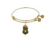 Brass with Yellow Finish Police Officer Charm For Angelica Bangle