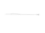 Silver 7 Rhodium Finish 1.7 1.2mm Shiny Square Tube Curve Bar Element Anchor on Bracelet