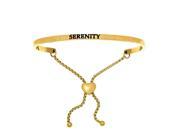 Stainless Steel Yl Serenity with 0.005ct. Adjustable Friendship Bracelet