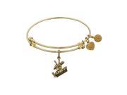 Brass Yellow The Voice Microphone Charm For Angelica Bangle