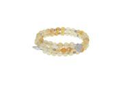 Jade Cut; Yellow Small Bangle 50 Mm Diamond Meter with Brass Elements