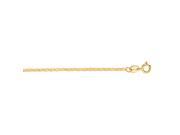 10k 7 Yellow Gold 1.20mm Diamond Cut Mariner Link Chain Bracelet