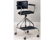 Clinton Chrome Plated Close Fit Adjustable Height Whirlpool Chair