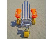 Mobi Chair Adjustable Folding Floating Rolling Beach Wheelchair
