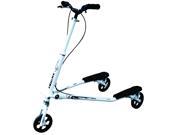 Trikke T7 Fitness White and Black 3 Wheeled Carving Scooter Tricycle